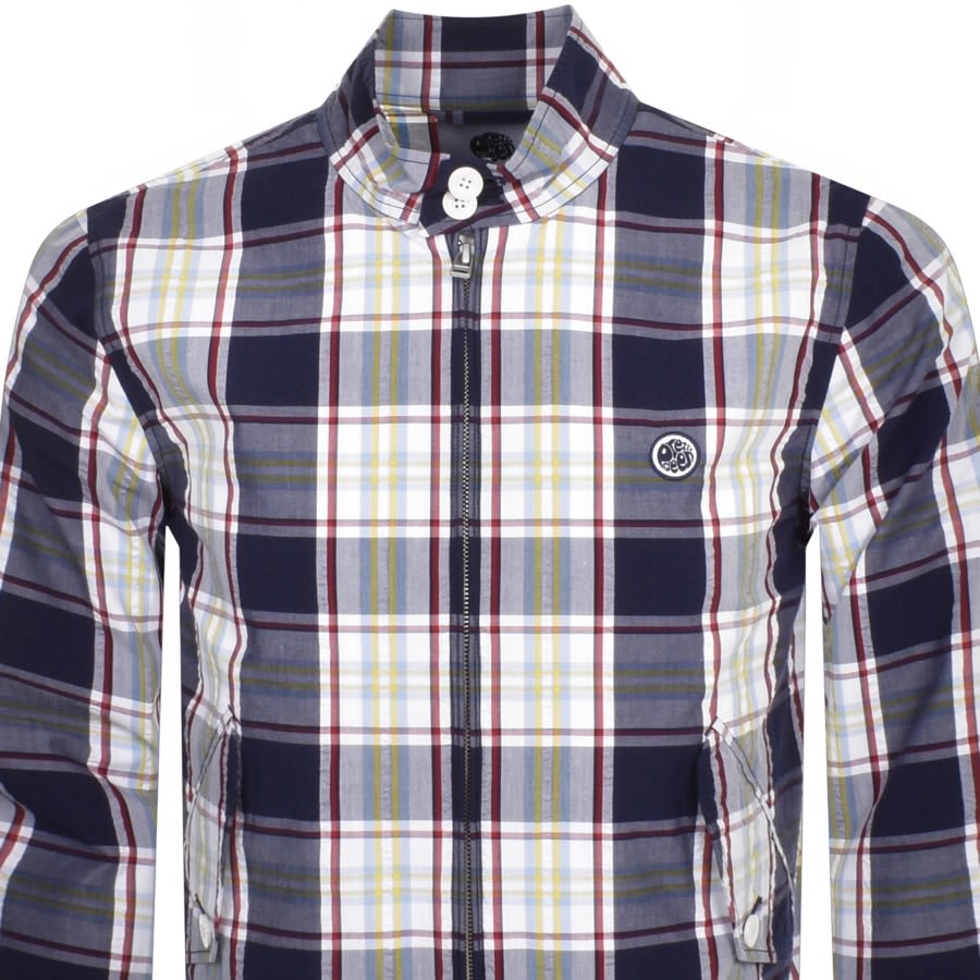 Pretty Green Harrington Overshirt Navy